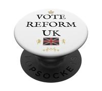 GREAT BRITAIN BRITISH PROUD PATRIOT SUPPORTER VOTE REFORM UK PopSockets Adhesive PopGrip
