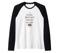 Great Britain British Proud Patriot Supporters BRIT Again UK Raglan Baseball Tee