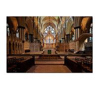 Great Britain England Lincoln Cathedral Puzzle 1000 Piecesen Puzzle Adult Game Graphics Travel Souvenir 38x52CM