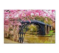 Great Britain England The Iron Bridge and Tollhouse Telford Puzzle 2000 Piecesen Puzzle Adult Game Graphics Travel Souvenir 70x100CM