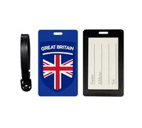 Great Britain Flag Crest Suitcase Tags, Luggage Tag, Union Jack Team GB UK