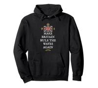 GREAT BRITAIN GB PATRIOTS UK PROUD BRITISH PRIDE RULE WAVES Pullover Hoodie