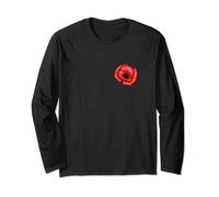 Great Britain Heroes Poppy Patriotic Men & Woman Long Sleeve T-Shirt