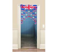 Great Britain Icons Door Curtains 1.2m h x 91cm w