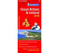 Great Britain & Ireland 2018 National Map 713 (Michelin National Maps)