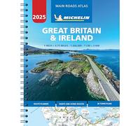 Great Britain & Ireland 2025 - Mains Roads Atlas (A4-Spiral)
