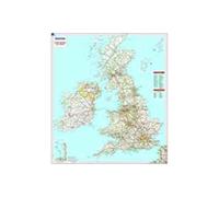 Great Britain & Ireland - Michelin rolled & tubed wall map Encapsulated (Michelin Wall Maps)