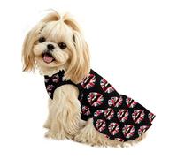 Great Britain Lips England Flag Dog Dress for Small to Medium Puppy