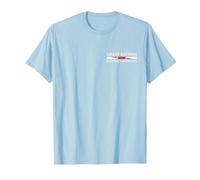 Great Britain Masters Swimming with GB World Aquatics Logo T-Shirt, Men, Baby Blue, Medium