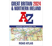 Great Britain & Northern Ireland A-Z Road Atlas 2024 (A3 Paperback)
