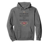 GREAT BRITAIN PRIDE BRITISH PATRIOT SUPPORT STOP BENEFITS UK Pullover Hoodie