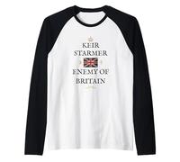 Great Britain Pride British Patriot Supporters KEIR STARMER Raglan Baseball Tee