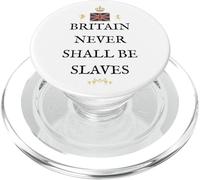 GREAT BRITAIN PRIDE BRITISH PATRIOT SUPPORTERS NEVER SLAVES PopSockets PopGrip for MagSafe