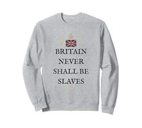 GREAT BRITAIN PRIDE BRITISH PATRIOT SUPPORTERS NEVER SLAVES Sweatshirt