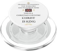 GREAT BRITAIN PROUD BRITISH PATRIOT SUPPORTER CHRIST IS KING PopSockets PopGrip for MagSafe