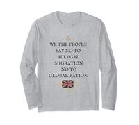 Great Britain Proud British Patriot Supporter WE The People Long Sleeve T-Shirt