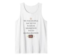 Great Britain Proud British Patriot Supporter WE The People Tank Top