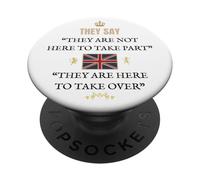 GREAT BRITAIN PROUD BRITISH PATRIOTS SUPPORTERS THEY SAY UK PopSockets Adhesive PopGrip
