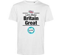 Great Britain Tshirt, Let's Make Britain Great t-Shirt, Reform UK T-Shirt, UK Flag T-Shirt, UK Election 2024 t-Shirt, Independence Day T-Shirt, UK Patriotic Tshirt, Friends Gift T-Shirt White