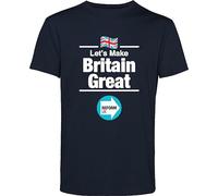 Great Britain Tshirt, Let's Make Britain Great t-Shirt, Reform UK T-Shirt, UK Flag T-Shirt, UK Election 2024 t-Shirt, Independence Day T-Shirt, UK Patriotic Tshirt, Friends Gift T-Shirt Navy
