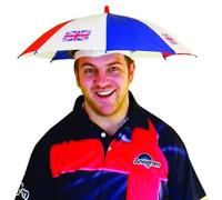 amscan 994085 Britain Umbrella Hat-One size fits 1 Pc, Red/White/Blue