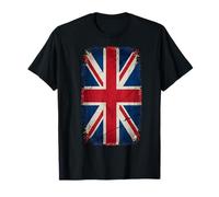 Great Britain Union Jack Grunge Flag Patriotic Men Women Kid T-Shirt