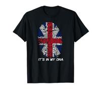 Great Britain United Kingdom Flag It's in My DNA T-Shirt