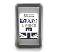 Great British Bakeware 34cm Superior Double Coated Non-Stick Roasting Tray, Oven Baking Tray, PFOA & BPA Free Cookware, Oven Safe Baking & Roasting Tin, Made in England