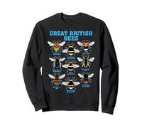 Great British Bees Honey Beekeeping & Beekeeper Bee Lover Sweatshirt