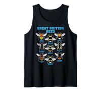 Great British Bees Honey Beekeeping & Beekeeper Bee Lover Tank Top