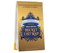 Great British Bucket List Map | Marvellous Maps | Adventure Gifts | Discover Britain