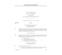 Great British Energy Bill Second Marshalled List of amendments to be moved in Committee of the Whole House (House of Lords) HLB 43 II