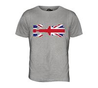 Great British F1 Mens T Shirt Top T-Shirt Grey Marl