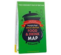 Great British Food & Drink Map | Food Map & Guide | Marvellous Maps | Food & Drink Gifts | Holiday Planning | British Geography
