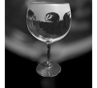 Great British Glass Badger Frieze - Boxed 70cl Glass Gin Balloon