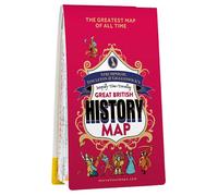 Great British History Map | Historical Map & Guide | Marvellous Maps | History Gifts | Adventure | Trivia
