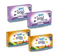 Great British Home Tumble Dryer Sheets Set of 4 - 2x Lavender and 2x Tropical Tumble Dryer Sheets Scented | 35 sheets each | 140 Total | Dryer Sheets for Laundry Scented