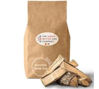 Great British Log Company 30L Kiln-Dried Logs Packed in 100% Compostable Kraft Bags, High Heat Output, Cost-Effective and Aromatic - Perfect for Wood Burners, Fireplaces, Fire Pits, Pizza Ovens
