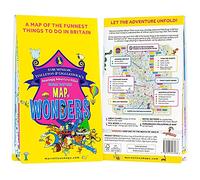 Great British Map of Wonders | Adventure Map & Guide | Marvellous Maps | Days Out | Holiday Planning | British Geography