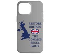 GREAT BRITISH PATRIOTS UNITED KINGDOM THE COMMONSENSE PARTY Case for iPhone 16 Pro Max
