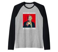 Great British Patriots United Kingdom UK Restore Rupert Lowe Raglan Baseball Tee