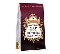 Great British Place Names Map | Funny Map & Guide | Marvellous Maps | Humour | British Gift | British Geography