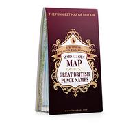 Great British Place Names Map | Funny Map & Guide | Marvellous Maps | Humour | British Gift | British Geography
