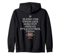 GREAT BRITISH PROUD PATRIOTS SUPPORTERS A CONTROL THING UK Zip Hoodie