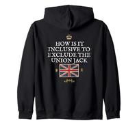 GREAT BRITISH PROUD PATRIOTS SUPPORTERS INCLUSIVE EXCLUSIVE Zip Hoodie