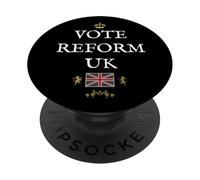 GREAT BRITISH PROUD PATRIOTS SUPPORTERS VOTE REFORM UK PopSockets Adhesive PopGrip