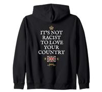 GREAT BRITISH SUPPORTERS PATRIOTS UNITED KINGDOM LOVE THE UK Zip Hoodie