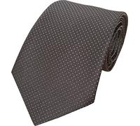 Great British Tie Club Dressage Equestrian Pin Spot Neck Ties (Brown with White Spots, Teen (52 inches))