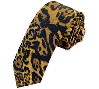 Great British Tie Club Leopard Print Skinny Ties (Leopard)