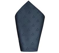 Great British Tie Club Men's Freemasons Masonic Black Square & Compass Hanky Pocket Square